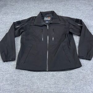 5.11 Tactical Jacket Men Large Black Sabre Concealed Carry CCW Waterproof